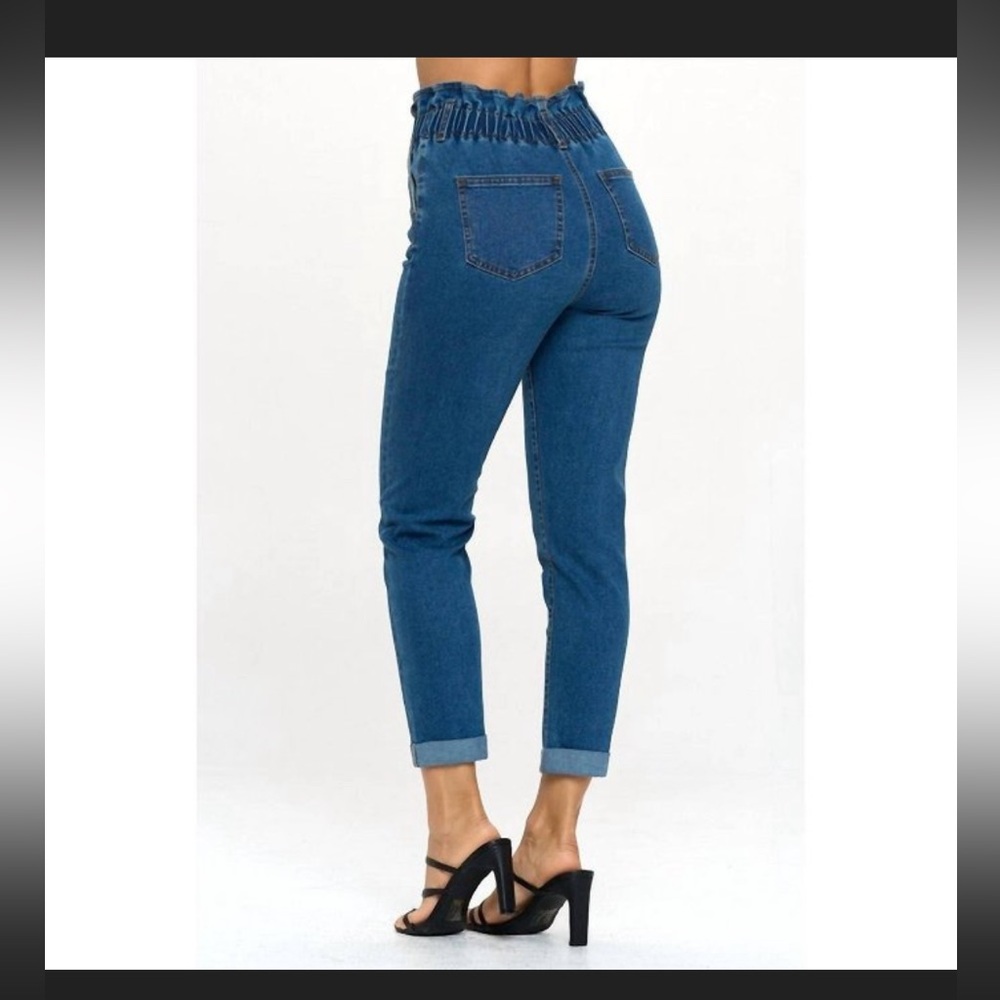 Blue High Rise Jeans for Women